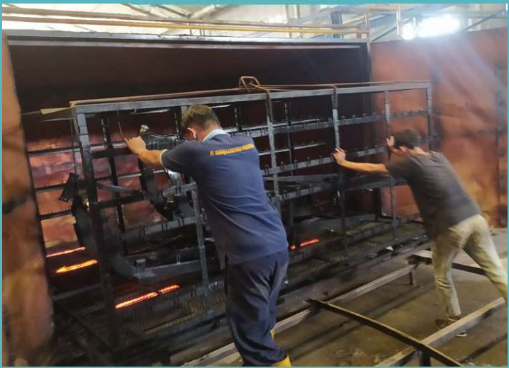 EDP Coating: Pengeringan Oven